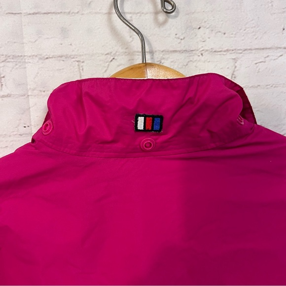 Vintage Helly Hansen HellyTech Colorblock Full Zip Jacket Women Medium Pink Blue - Picture 8 of 12